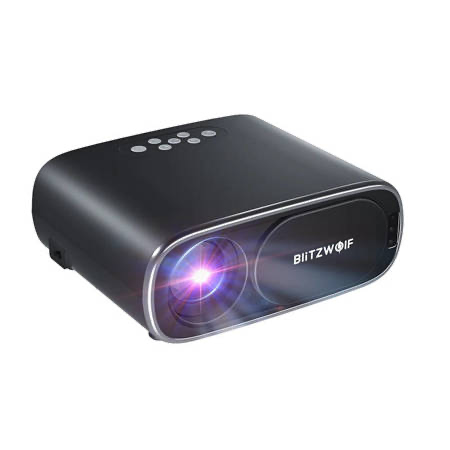 BlitzWolf BW-V4 1080p LED-Licht/Projektor, WLAN + Bluetooth