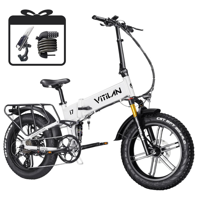 Vitilan I7 Pro 3.0 Elektrofahrrad, 750W Motor 48V 20Ah